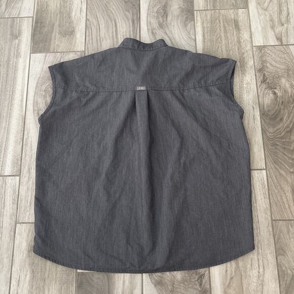 FIGS Scrub Top Gray Size Large Technical Collection Rafaela Oversized - Picture 9 of 9